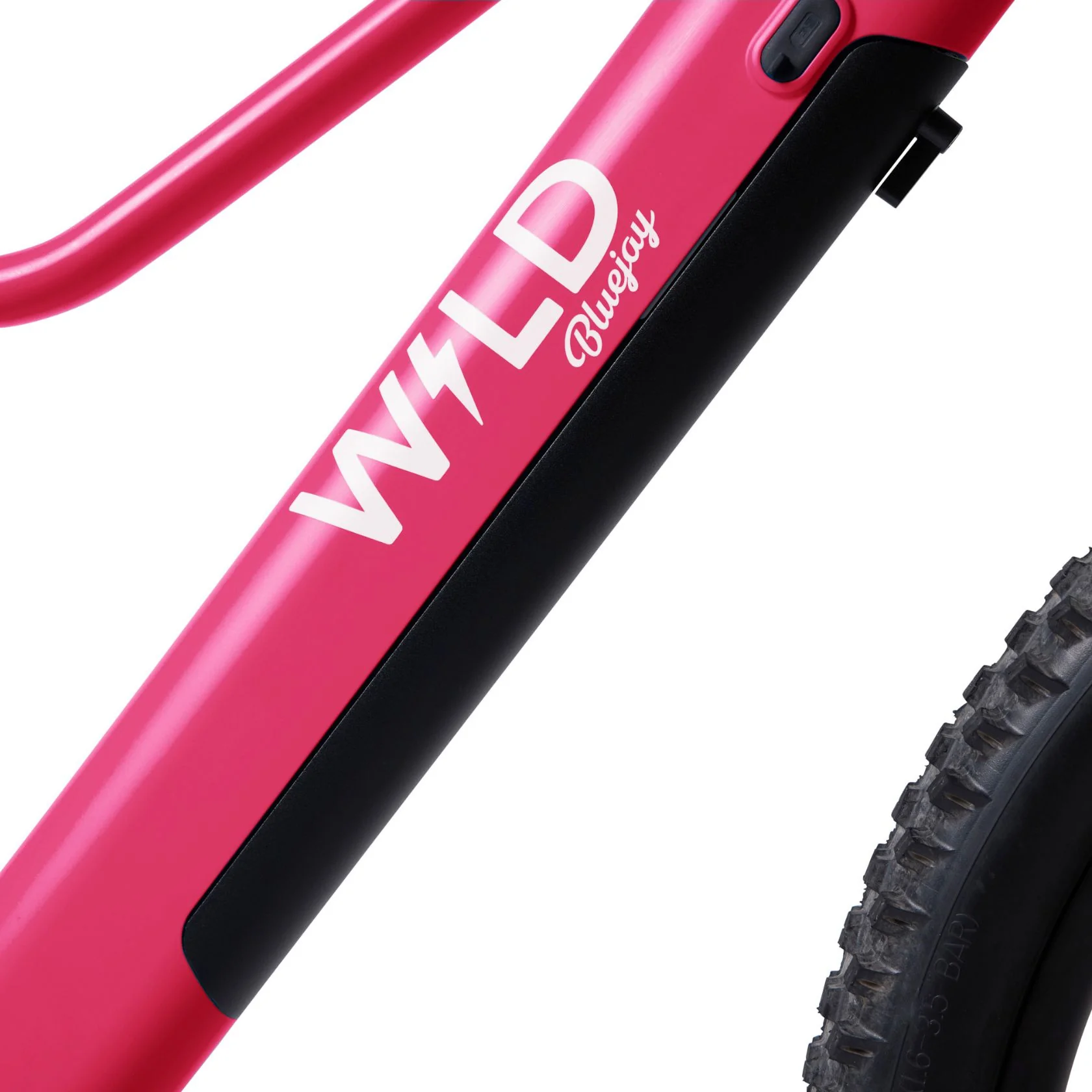 Bluejay WILD - Kids Hot Pink Electric Bike - Image 6