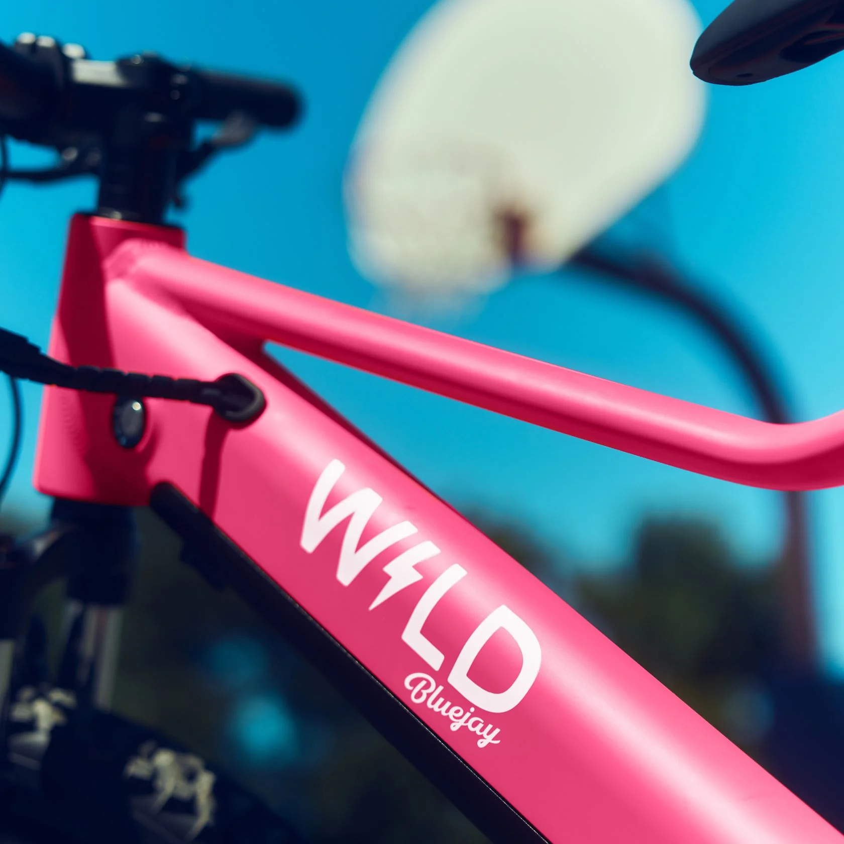 Bluejay WILD - Kids Hot Pink Electric Bike - Image 7