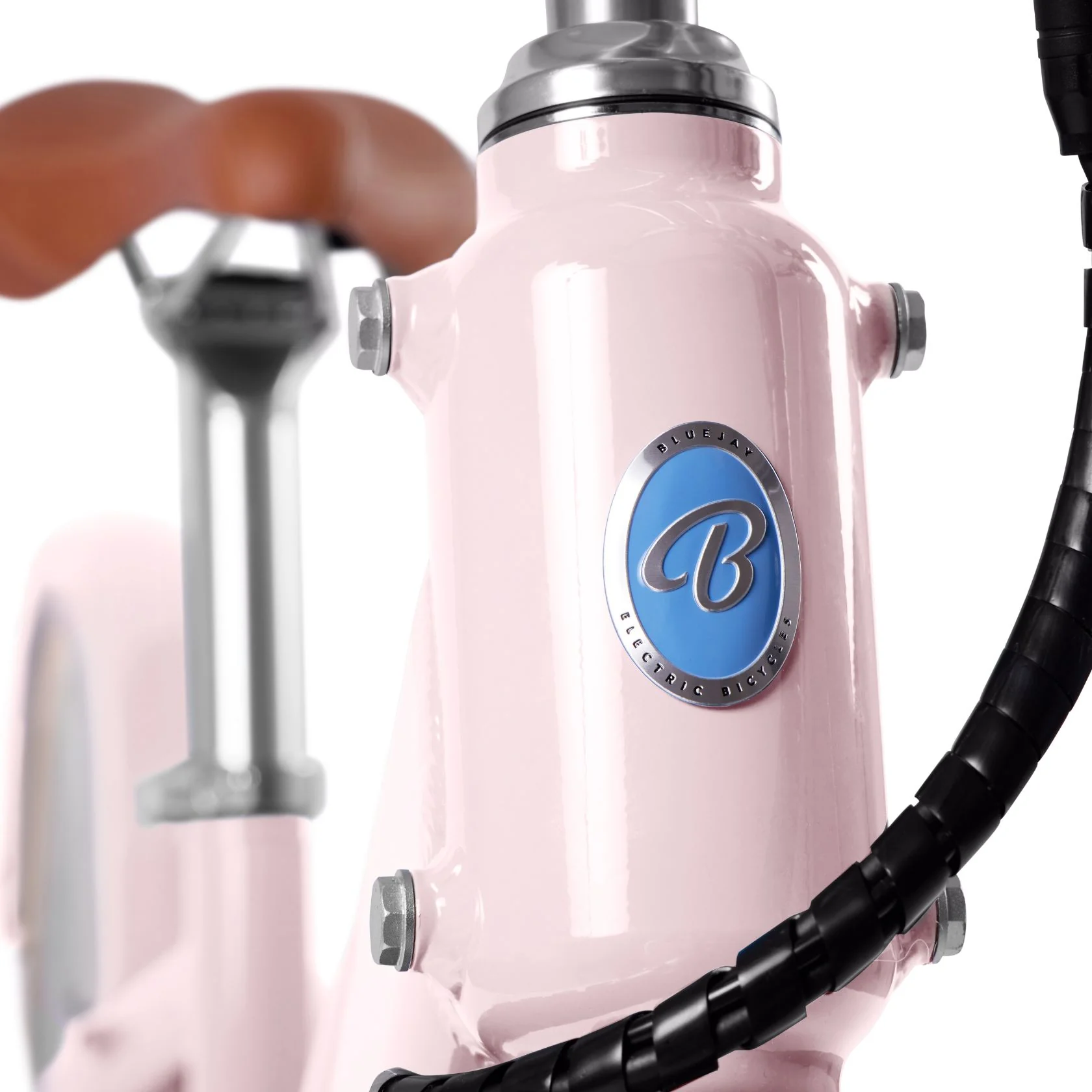 Bluejay Premiere Lite - Blush Pink Electric Bike - Image 4