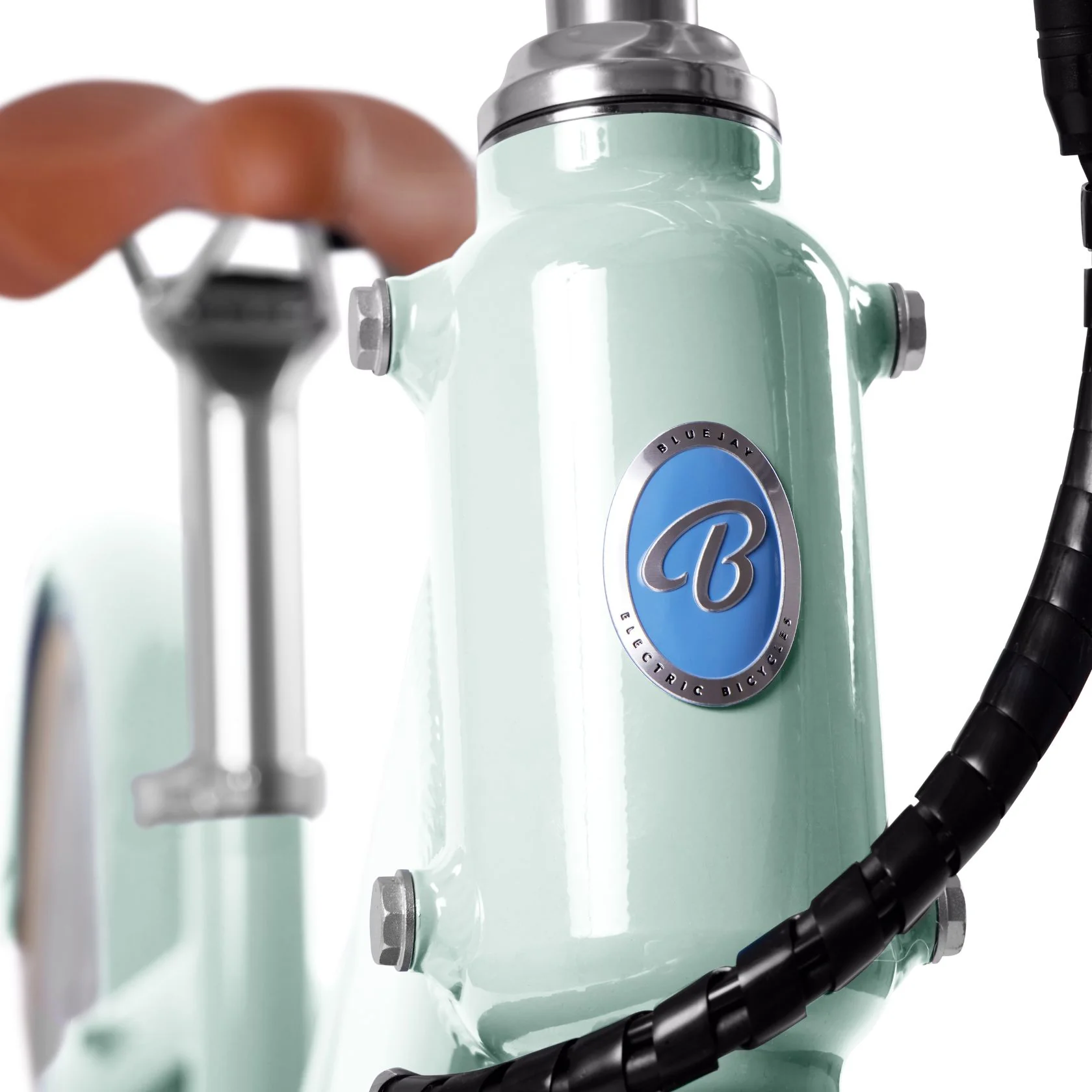 Bluejay Premiere Lite - Mint Green Electric Bike - Image 4