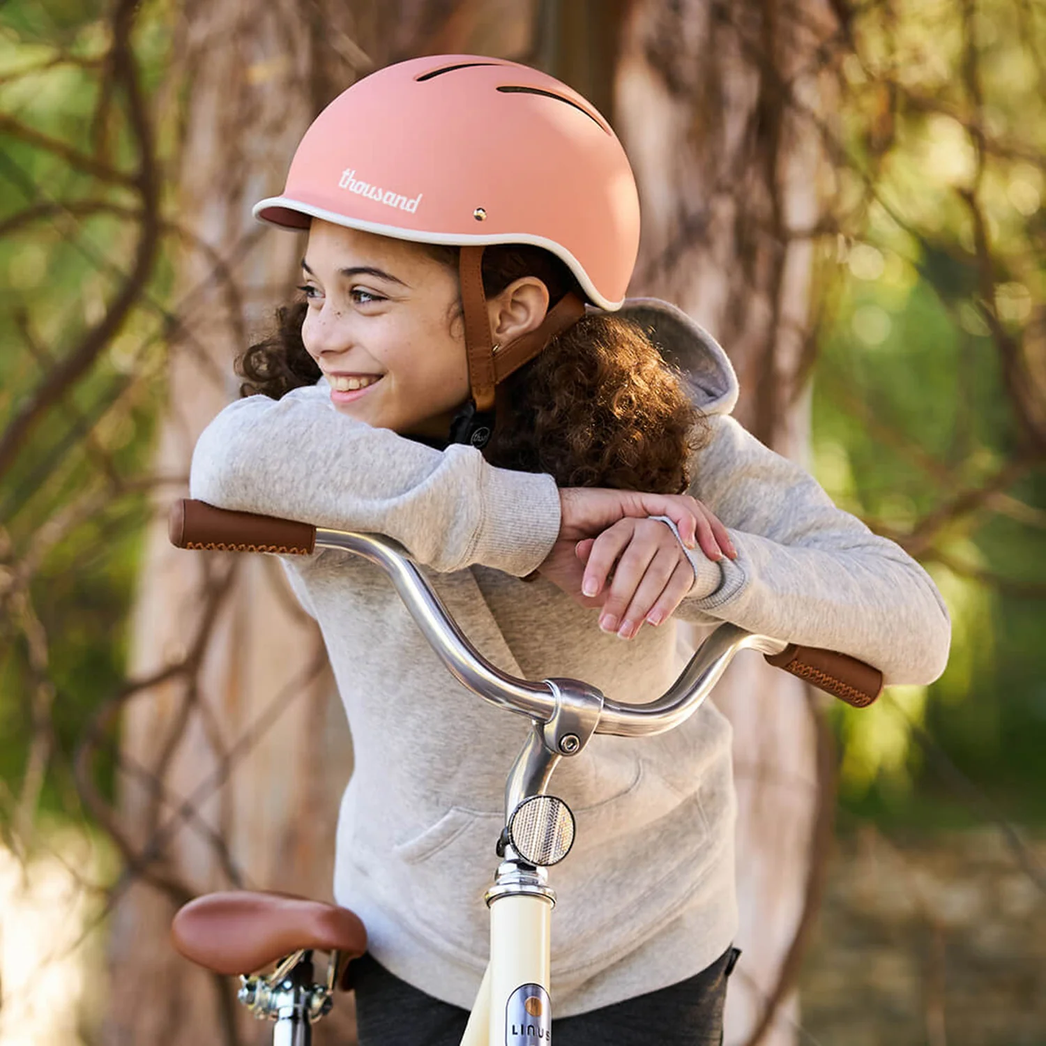 Thousand Jr Kids Bike Helmet Power Pink - Image 12